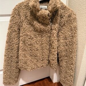 Cloth & Stone Tan Sherpa Jacket